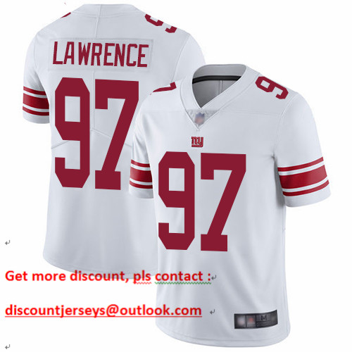 Giants #97 Dexter Lawrence White Men's Stitched Football Vapor Untouchable Limited Jersey
