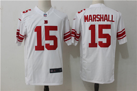 Nike Giants #15 Brandon Marshall Midnight White Team Color Men's Stitched NFL New Game Jersey