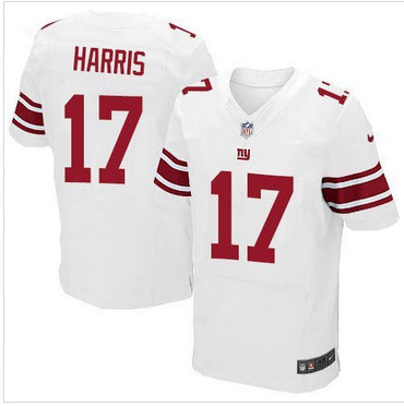 Nike New York Giants #17 Dwayne Harris White Men's Stitched NFL Elite Jersey