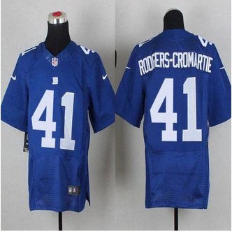 NEW New York Giants #41 Dominique Rodgers-Cromartie Royal Blue Team Color Men's Stitched NFL Elite Jersey