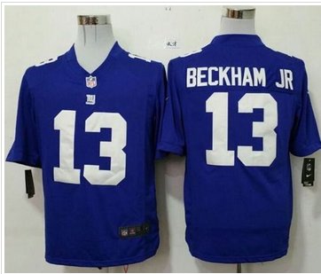 New New York Giants #13 Odell Beckham Jr Royal Blue Team Color Men's Stitched NFL Game jersey