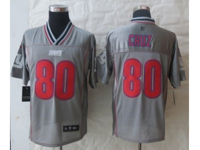 NEW New York Giants #80 Cruz Grey Jerseys(Vapor Elite) NEW New York Giants #80 Cruz Grey Jerseys(Vapor Elite)
