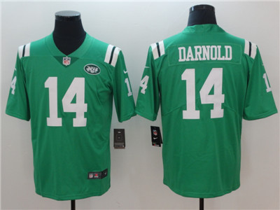 Nike Jets #14 Sam Darnold Green Vapor Untouchable Limited Jersey
