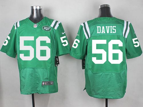 Nike Jets #56 Demario Davis Green Men's Stitched NFL Elite Rush Jersey Nike Jets #56 Demario Davis Green Men's Stitched NFL Elite Rush Jersey