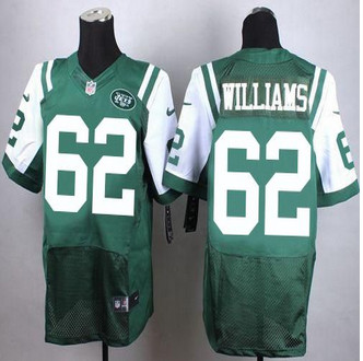 New New York Jets #62 Leonard Williams Green Team Color Men's NFL Elite Jersey