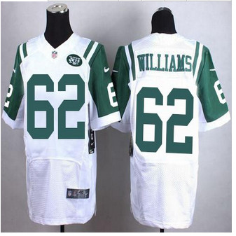 New New York Jets #62 Leonard Williams White Men's Stitched NFL Elite Jersey
