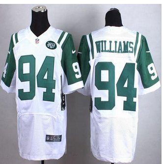New New York Jets #94 Leonard Williams White Men''s Stitched NFL Elite Jersey New New York Jets #94 Leonard Williams White Men''s Stitched NFL Elite Jersey