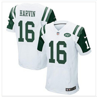 Nike Jets #16 Percy Harvin White NFL Elite Jersey Nike Jets #16 Percy Harvin White NFL Elite Jersey