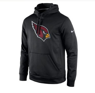 Men's Arizona Cardinals Nike Black Practice Performance Pullover Hoodie