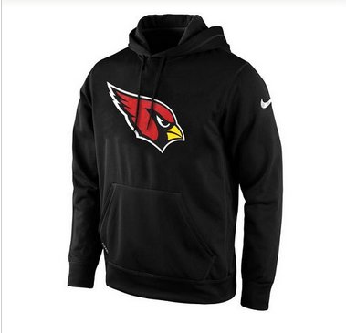 Men's Arizona Cardinals Nike Black KO Logo Essential Hoodie