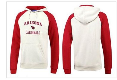 Arizona Cardinals Heart & Soul Pullover Hoodie White & Red
