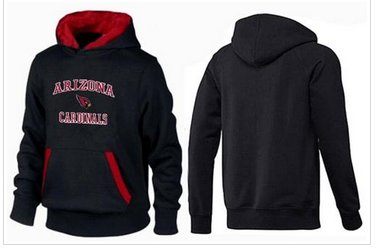Arizona Cardinals Heart & Soul Pullover Hoodie Black & Red