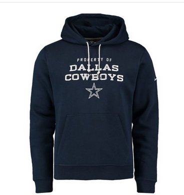 Dallas Cowboys Nike Stadium Classic Club Fleece Pullover Hoodie Navy