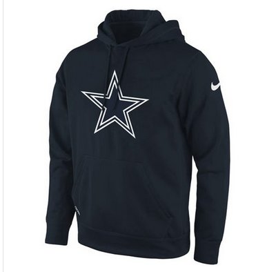 Dallas Cowboys Nike KO Logo Essential Pullover Hoodie Navy