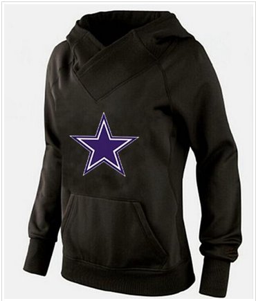 Women's Dallas Cowboys International Version Pullover Hoodie Black
