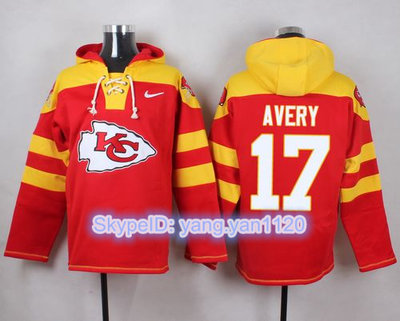 Nike Chiefs #17 Donnie Avery Red Player Pullover NFL Hoodie