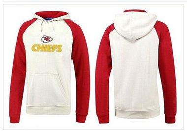 Kansas City Chiefs Authentic Logo Pullover Hoodie White & Red