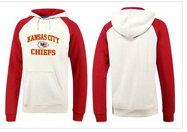 Kansas City Chiefs Heart & Soul Pullover Hoodie White & Red