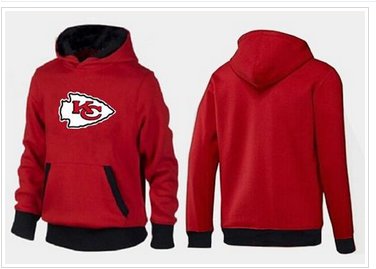 Kansas City Chiefs Logo Pullover Hoodie Red & Black