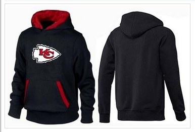 Kansas City Chiefs Logo Pullover Hoodie Black & Red