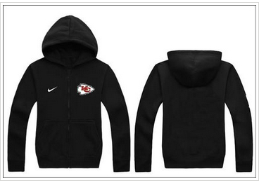 NEW Kansas City Chiefs Authentic Logo Hoodie Black