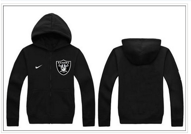 New Oakland Raiders Authentic Logo Hoodie Black