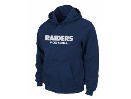 Oakland Raiders Authentic font Pullover Hoodie D.Blue Oakland Raiders Authentic font Pullover Hoodie D.Blue