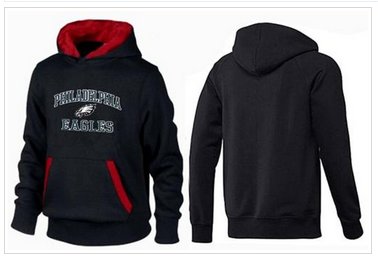 Philadelphia Eagles Heart & Soul Pullover Hoodie Black & Red Philadelphia Eagles Heart & Soul Pullover Hoodie Black & Red