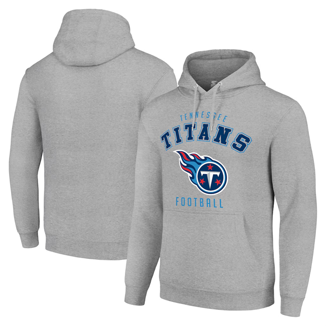 Men's Tennessee Titans Grey Pullover Hoodie Men's Tennessee Titans Grey Pullover Hoodie