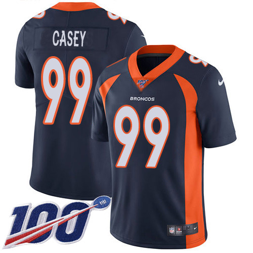 Nike Broncos #99 Jurrell Casey Navy Blue Alternate Men's Stitched NFL 100th Season Vapor Untouchable Limited Jersey Nike Broncos #99 Jurrell Casey Navy Blue Alternate Men's Stitched NFL 100th Season Vapor Untouchable Limited Jersey