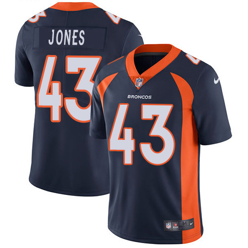 Nike Broncos #43 Joe Jones Navy Blue Alternate Men's Stitched NFL Vapor Untouchable Limited Jersey Nike Broncos #43 Joe Jones Navy Blue Alternate Men's Stitched NFL Vapor Untouchable Limited Jersey