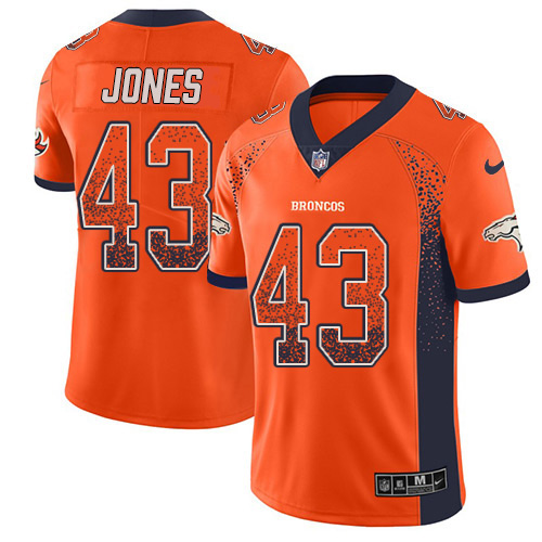 Nike Broncos #43 Joe Jones Orange Team Color Men's Stitched NFL Limited Rush Drift Fashion Jersey Nike Broncos #43 Joe Jones Orange Team Color Men's Stitched NFL Limited Rush Drift Fashion Jersey