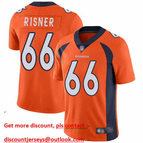 Broncos #66 Dalton Risner Orange Team Color Men's Stitched Football Vapor Untouchable Limited Jersey