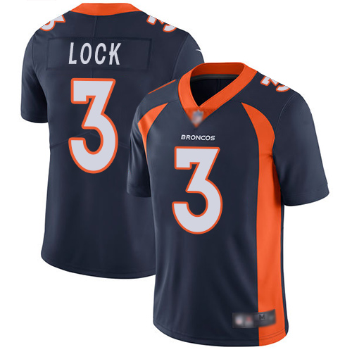 Broncos #3 Drew Lock Navy Blue Alternate Men's Stitched Football Vapor Untouchable Limited Jersey Broncos #3 Drew Lock Navy Blue Alternate Men's Stitched Football Vapor Untouchable Limited Jersey