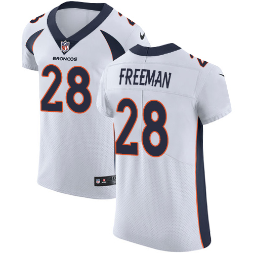 Nike Broncos #28 Royce Freeman White Men's Stitched NFL Vapor Untouchable Elite Jersey Nike Broncos #28 Royce Freeman White Men's Stitched NFL Vapor Untouchable Elite Jersey