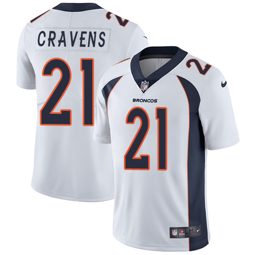 Nike Broncos #21 Su'a Cravens White Men's Stitched NFL Vapor Untouchable Limited Jersey Nike Broncos #21 Su'a Cravens White Men's Stitched NFL Vapor Untouchable Limited Jersey