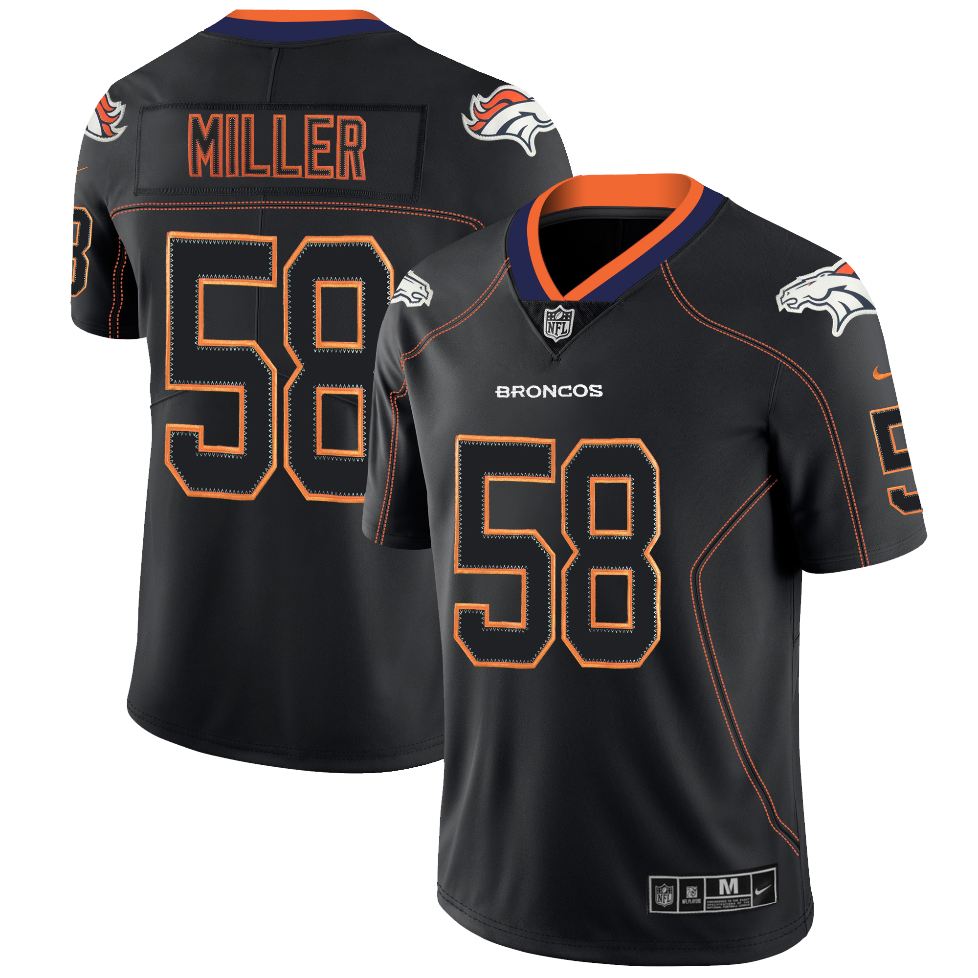 Nike Broncos 58 Von Miller Black Shadow Legend Limited Jersey Nike Broncos 58 Von Miller Black Shadow Legend Limited Jersey