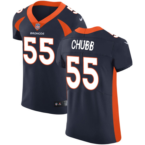 Nike Broncos #55 Bradley Chubb Navy Blue Alternate Men's Stitched NFL Vapor Untouchable Elite Jersey Nike Broncos #55 Bradley Chubb Navy Blue Alternate Men's Stitched NFL Vapor Untouchable Elite Jersey