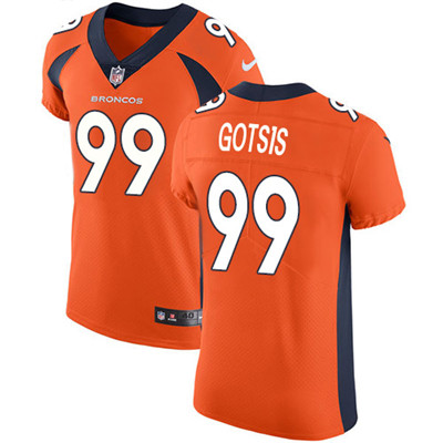 Nike Broncos #99 Adam Gotsis Orange Team Color Men's Stitched NFL Vapor Untouchable Elite Jersey Nike Broncos #99 Adam Gotsis Orange Team Color Men's Stitched NFL Vapor Untouchable Elite Jersey