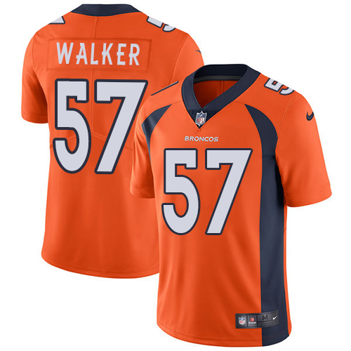 Nike Broncos #57 Demarcus Walker Orange Team Color Men's Stitched NFL Vapor Untouchable Limited Jersey Nike Broncos #57 Demarcus Walker Orange Team Color Men's Stitched NFL Vapor Untouchable Limited Jersey