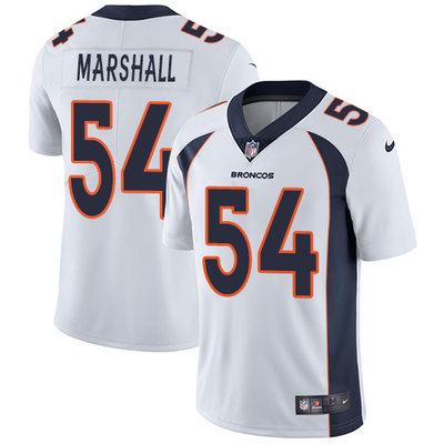 Nike Broncos #54 Brandon Marshall White Men's Stitched NFL Vapor Untouchable Limited Jersey Nike Broncos #54 Brandon Marshall White Men's Stitched NFL Vapor Untouchable Limited Jersey