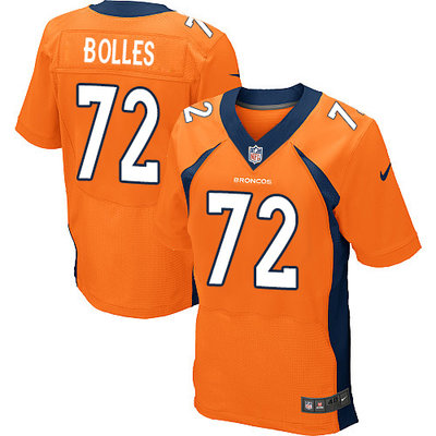 Nike Broncos #72 Garett Bolles Orange Team Color Men's Stitched NFL New Elite Jersey Nike Broncos #72 Garett Bolles Orange Team Color Men's Stitched NFL New Elite Jersey