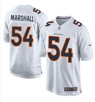 Nike Broncos #54 Brandon Marshall White Men's Stitched NFL Game Event Jersey Nike Broncos #54 Brandon Marshall White Men's Stitched NFL Game Event Jersey