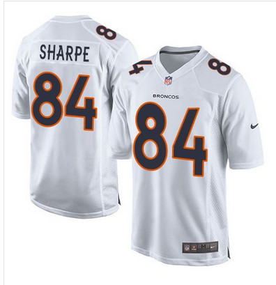 Nike Broncos #84 Shannon Sharpe White Men's Stitched NFL Game Event Jersey Nike Broncos #84 Shannon Sharpe White Men's Stitched NFL Game Event Jersey
