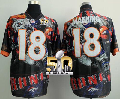 Nike Broncos #18 Peyton Manning Team Color Super Bowl 50 Men's Stitched NFL Elite Fanatical Version Jersey Nike Broncos #18 Peyton Manning Team Color Super Bowl 50 Men's Stitched NFL Elite Fanatical Version Jersey