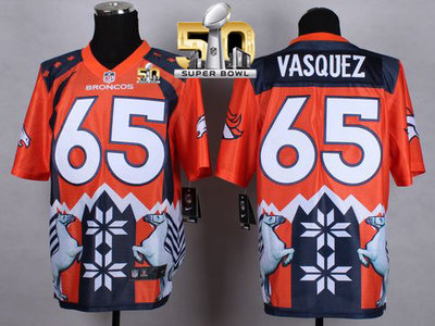 Nike Broncos #65 Louis Vasquez Orange Super Bowl 50 Men's Stitched NFL Elite Noble Fashion Jersey Nike Broncos #65 Louis Vasquez Orange Super Bowl 50 Men's Stitched NFL Elite Noble Fashion Jersey
