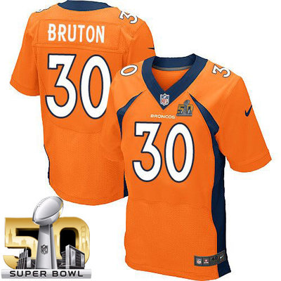 Nike Broncos #30 David Bruton Orange Team Color Super Bowl 50 Men's Stitched NFL New Elite Jersey Nike Broncos #30 David Bruton Orange Team Color Super Bowl 50 Men's Stitched NFL New Elite Jersey