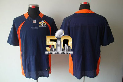 Nike Broncos Blank Navy Blue Alternate Super Bowl 50 Men's Stitched NFL Elite Jersey Nike Broncos Blank Navy Blue Alternate Super Bowl 50 Men's Stitched NFL Elite Jersey