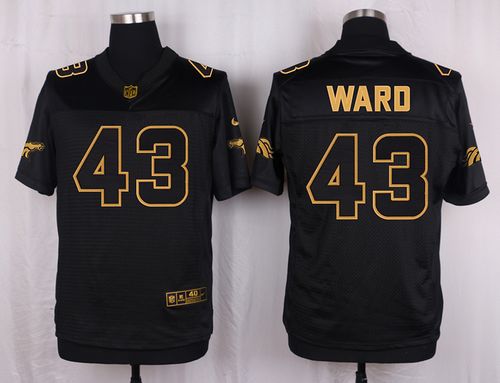 Nike Broncos #43 T.J. Ward Black Men's Stitched NFL Elite Pro Line Gold Collection Jersey Nike Broncos #43 T.J. Ward Black Men's Stitched NFL Elite Pro Line Gold Collection Jersey