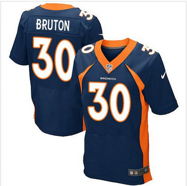 Nike Denver Broncos #30 David Bruton Navy Blue Alternate Men's Stitched NFL New Elite Jersey Nike Denver Broncos #30 David Bruton Navy Blue Alternate Men's Stitched NFL New Elite Jersey